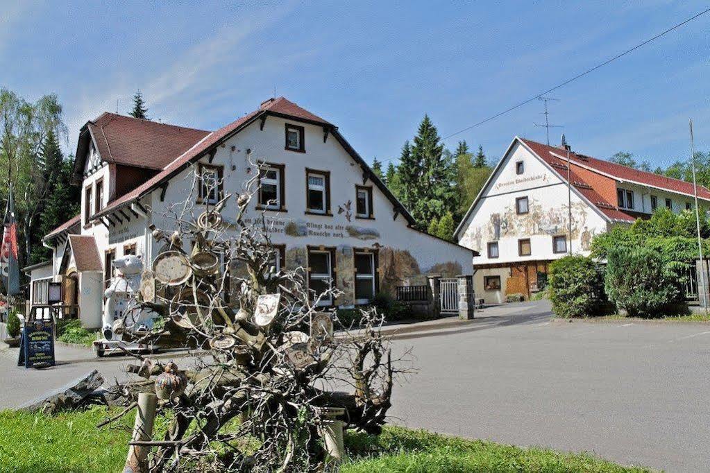 Pension Waldschanke Geyer Exteriér fotografie